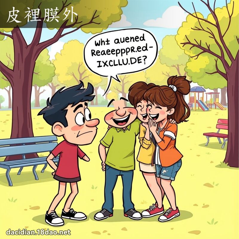 皮里膜外 - 国语大辞典配图