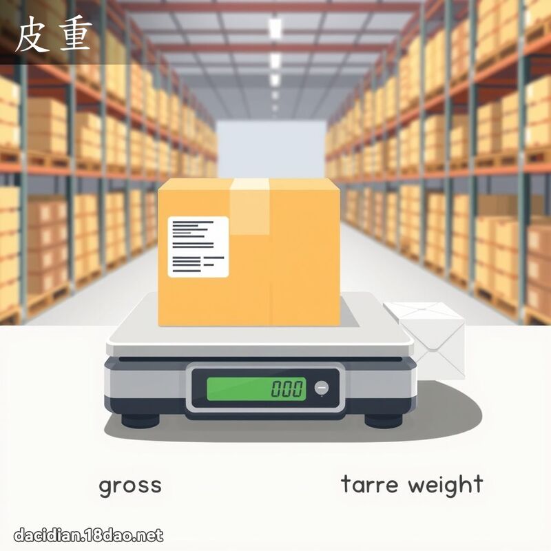 皮重 - 國語大辭典配圖