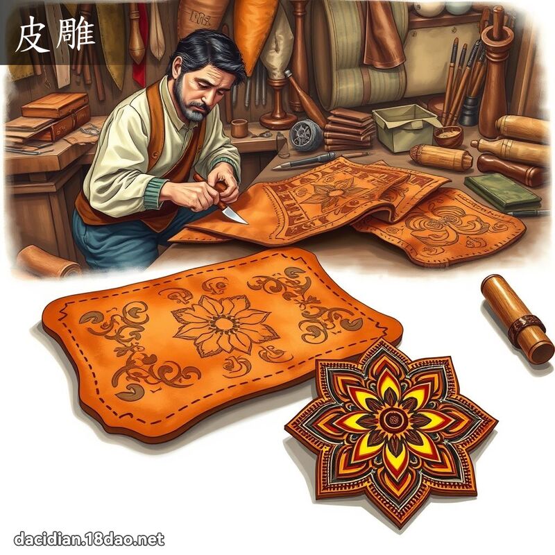 皮雕 - 国语大辞典配图