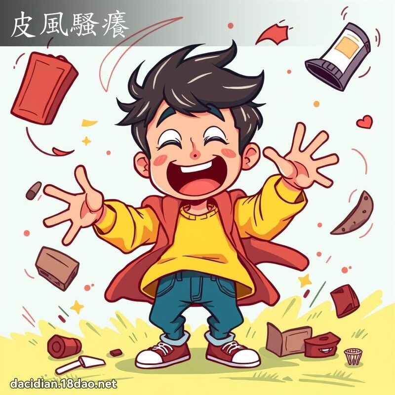 皮风骚痒 - 国语大辞典配图