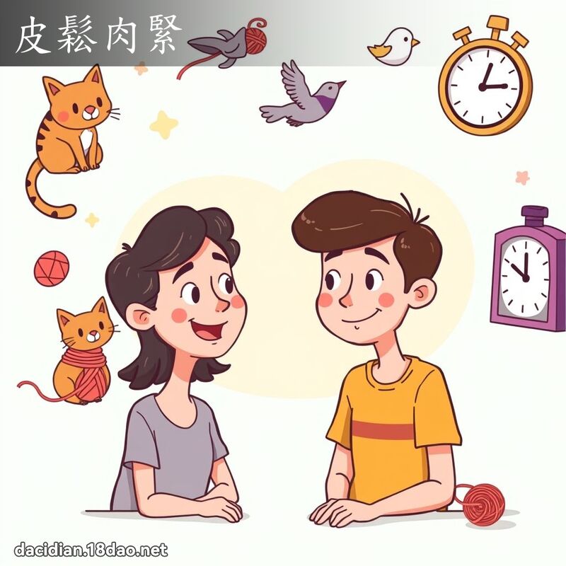 皮鬆肉緊 - 國語大辭典配圖