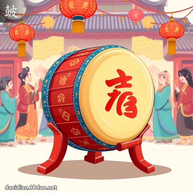 皷 - 国语大辞典配图