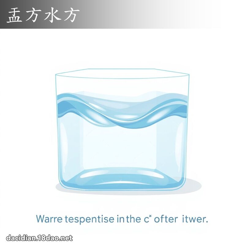 盂方水方 - 国语大辞典配图