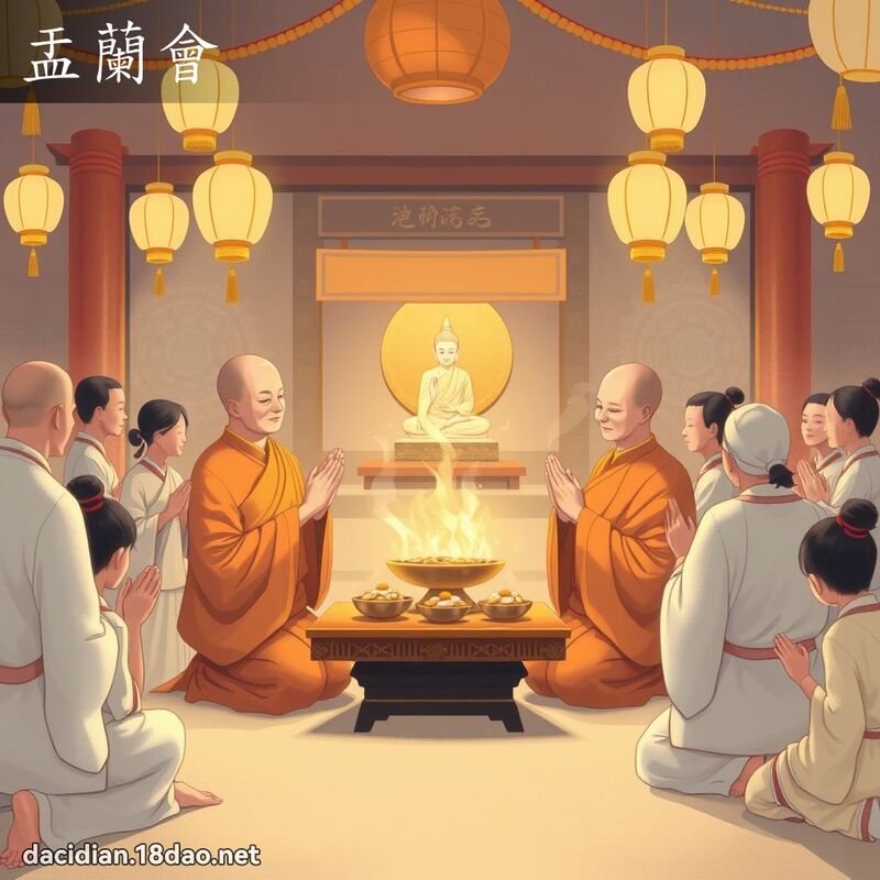 盂兰会 - 国语大辞典配图