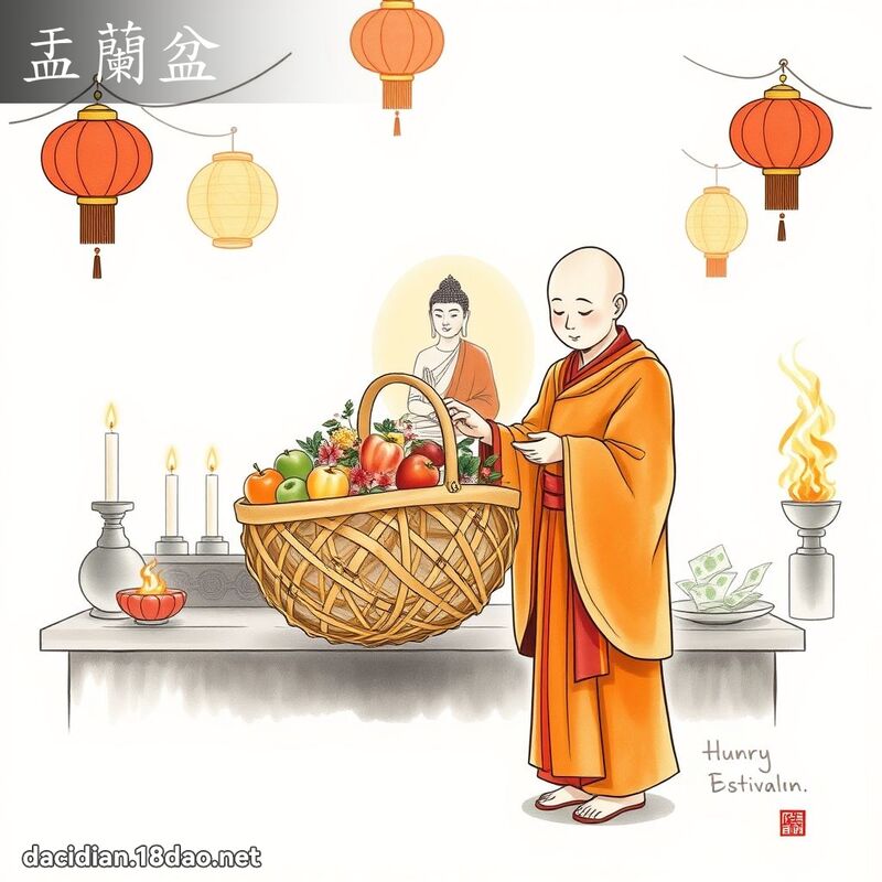 盂蘭盆 - 國語大辭典配圖