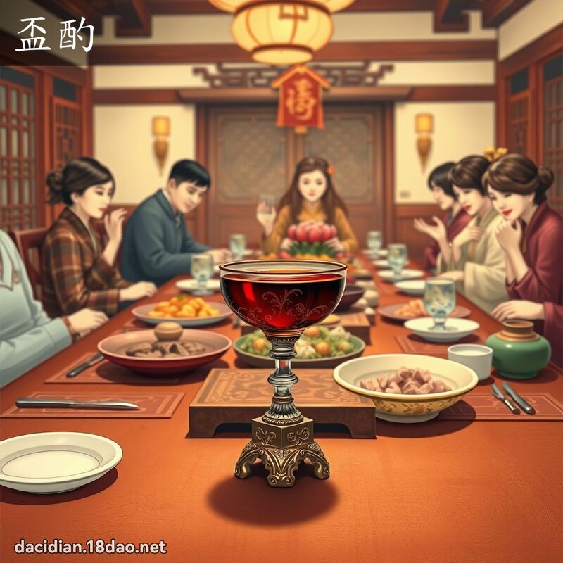 盃酌 - 国语大辞典配图