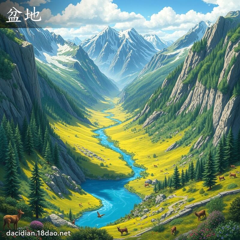 盆地 - 国语大辞典配图