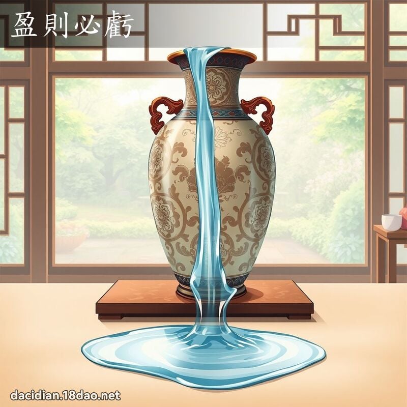 盈則必虧 - 國語大辭典配圖