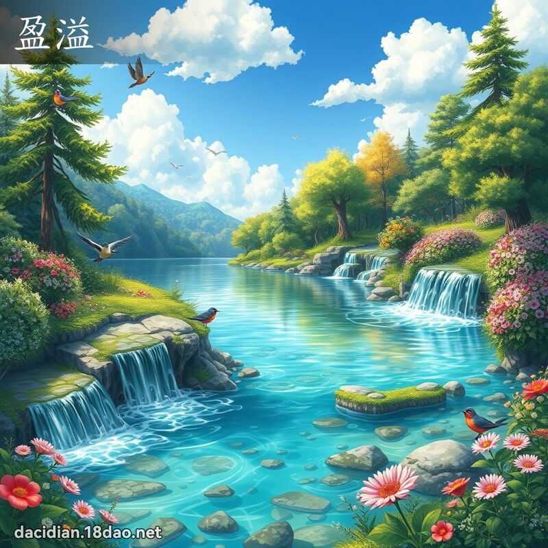 盈溢 - 国语大辞典配图