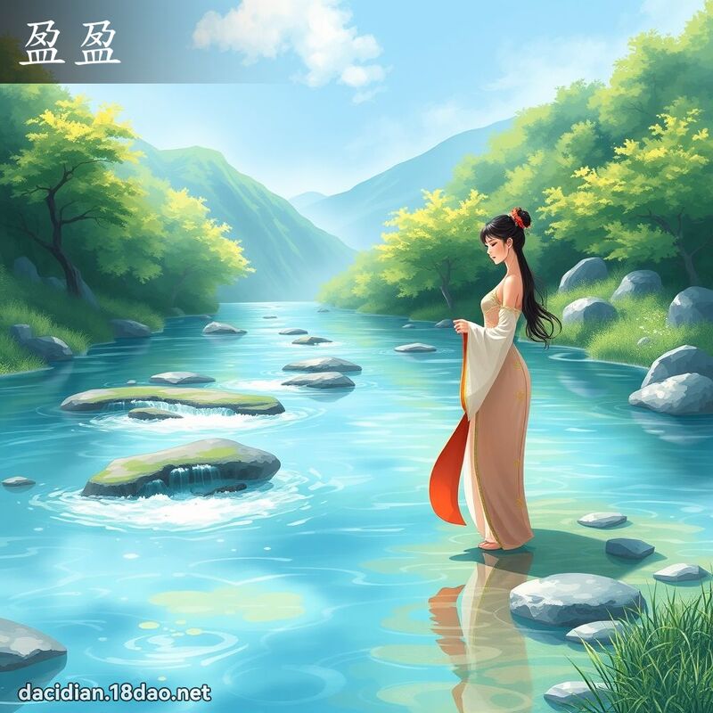 盈盈 - 國語大辭典配圖