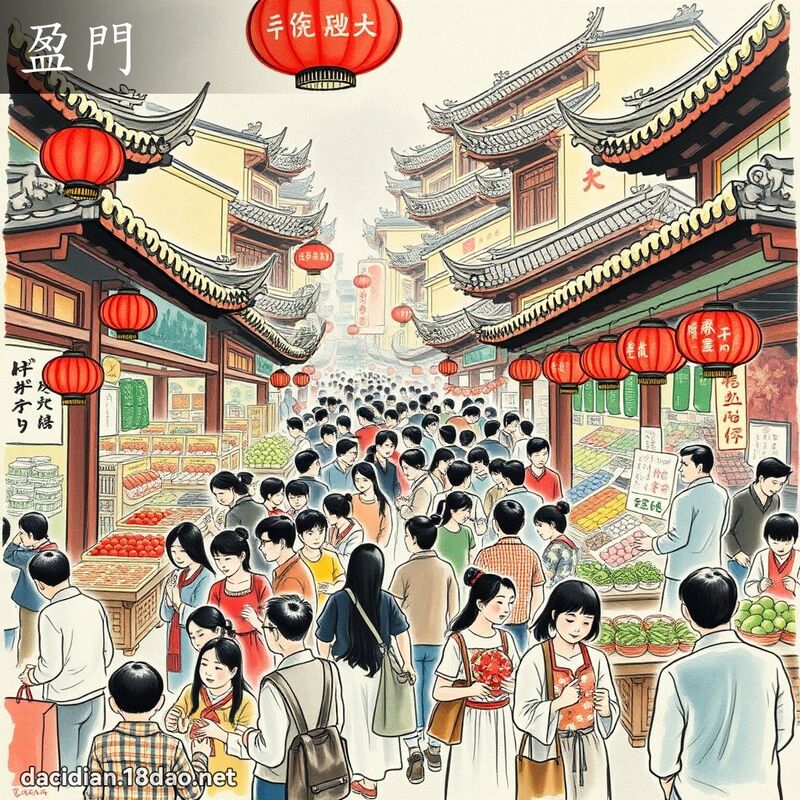 盈门 - 国语大辞典配图