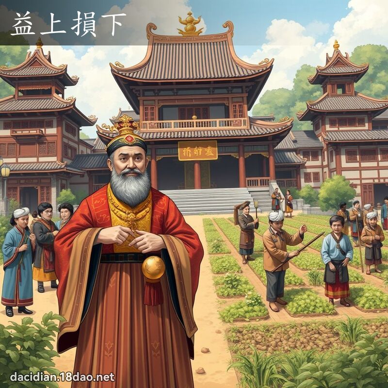 益上損下 - 國語大辭典配圖