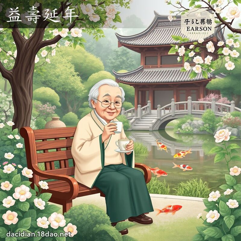 益寿延年 - 国语大辞典配图