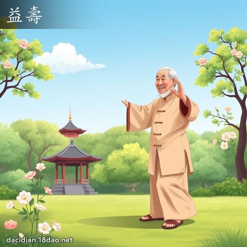 益寿 - 国语大辞典配图