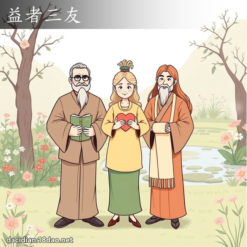 益者三友 - 国语大辞典配图