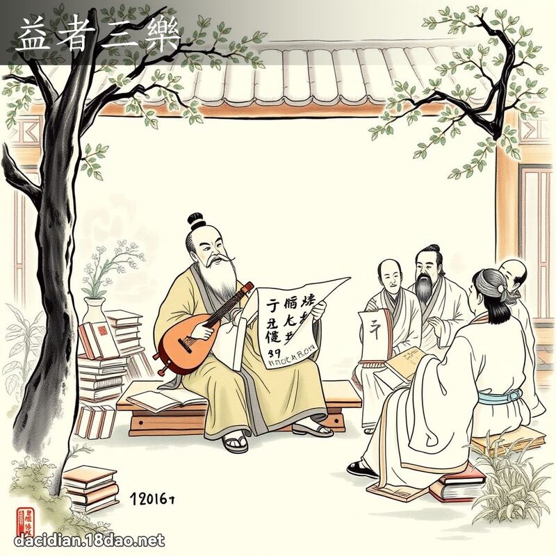 益者三乐 - 国语大辞典配图