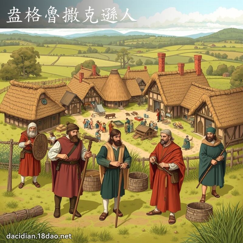 盎格鲁撒克逊人 - 国语大辞典配图