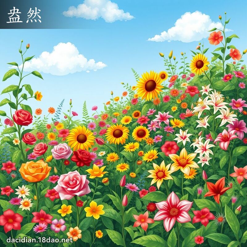 盎然 - 國語大辭典配圖