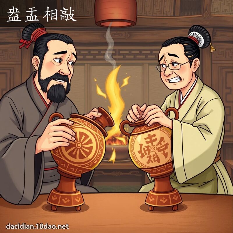 盎盂相敲 - 国语大辞典配图