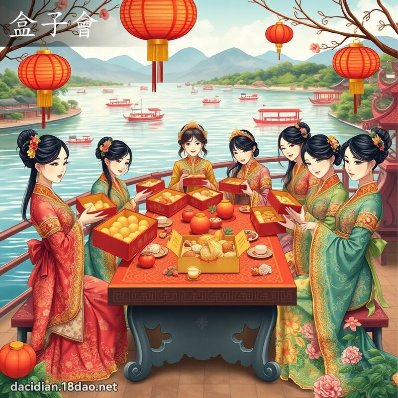 盒子會 - 國語大辭典配圖