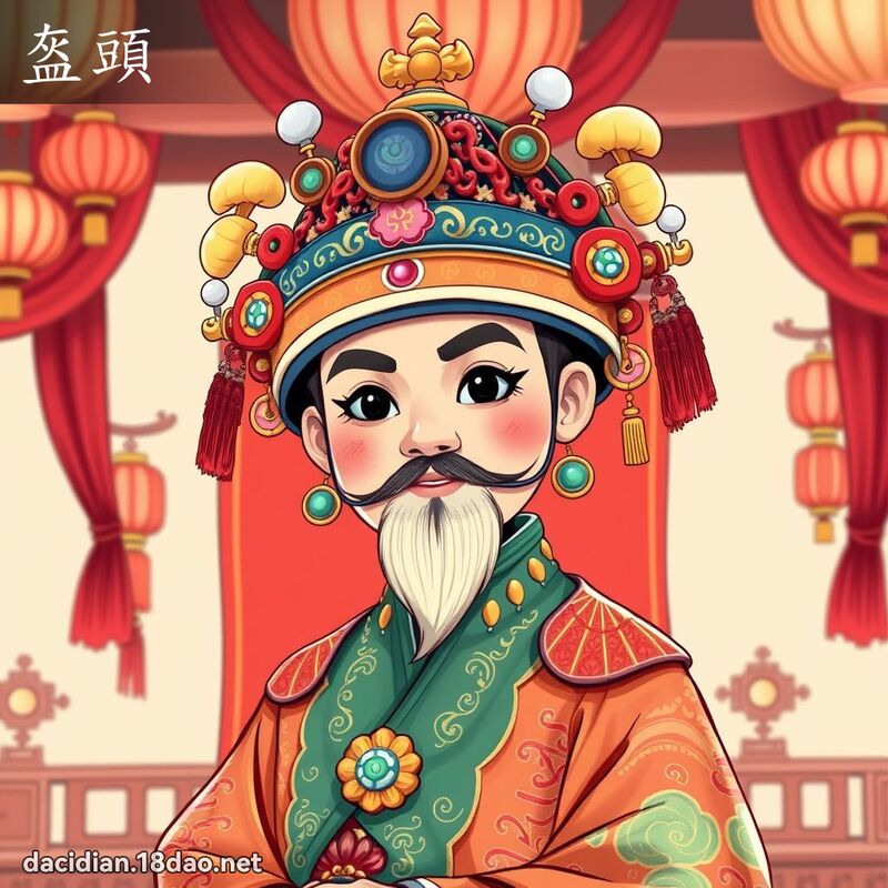 盔头 - 国语大辞典配图