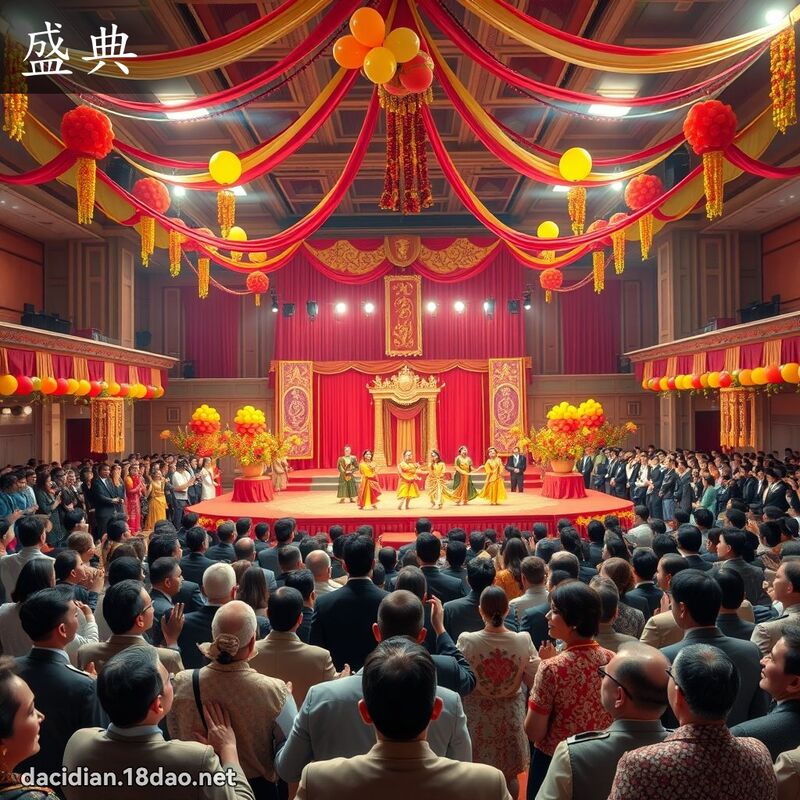 盛典 - 国语大辞典配图