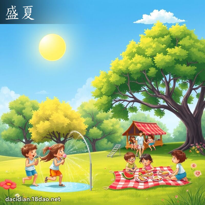 盛夏 - 国语大辞典配图