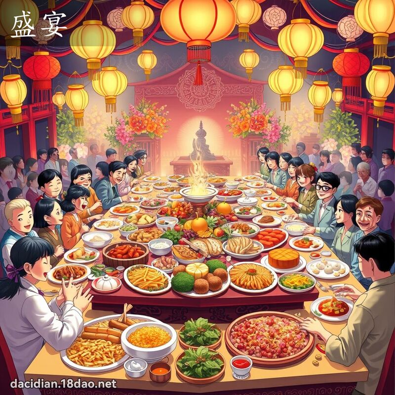 盛宴 - 國語大辭典配圖