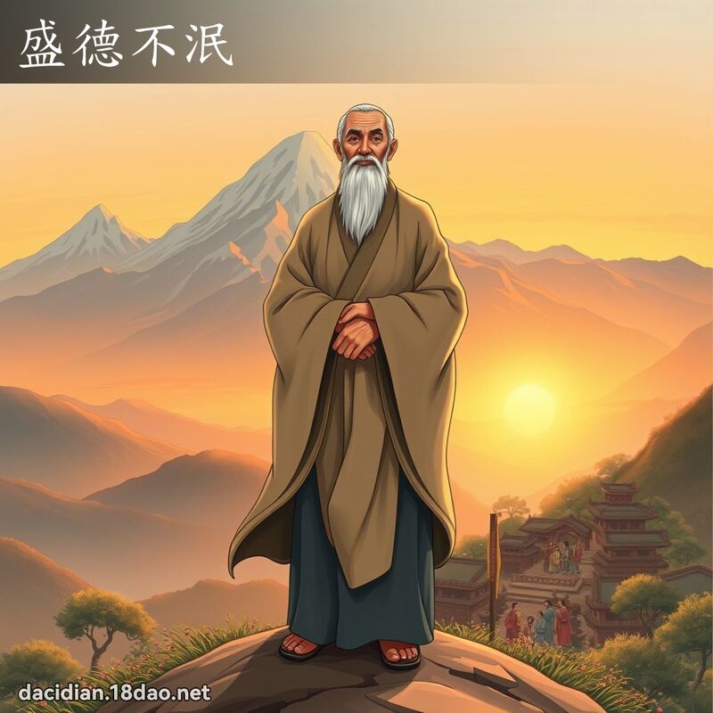 盛德不泯 - 國語大辭典配圖