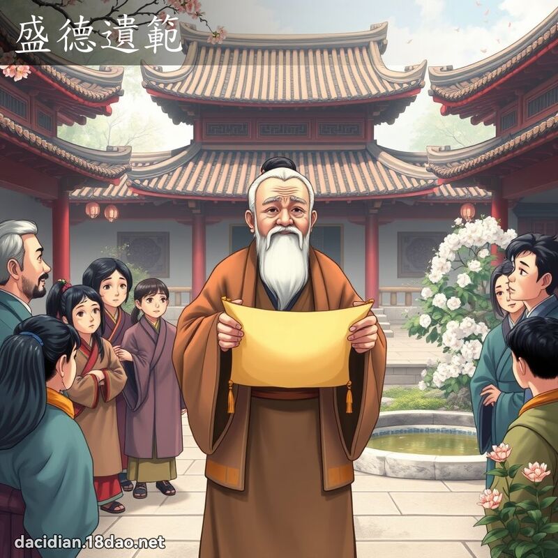 盛德遺範 - 國語大辭典配圖