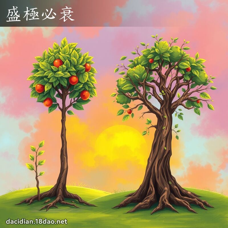 盛極必衰 - 國語大辭典配圖