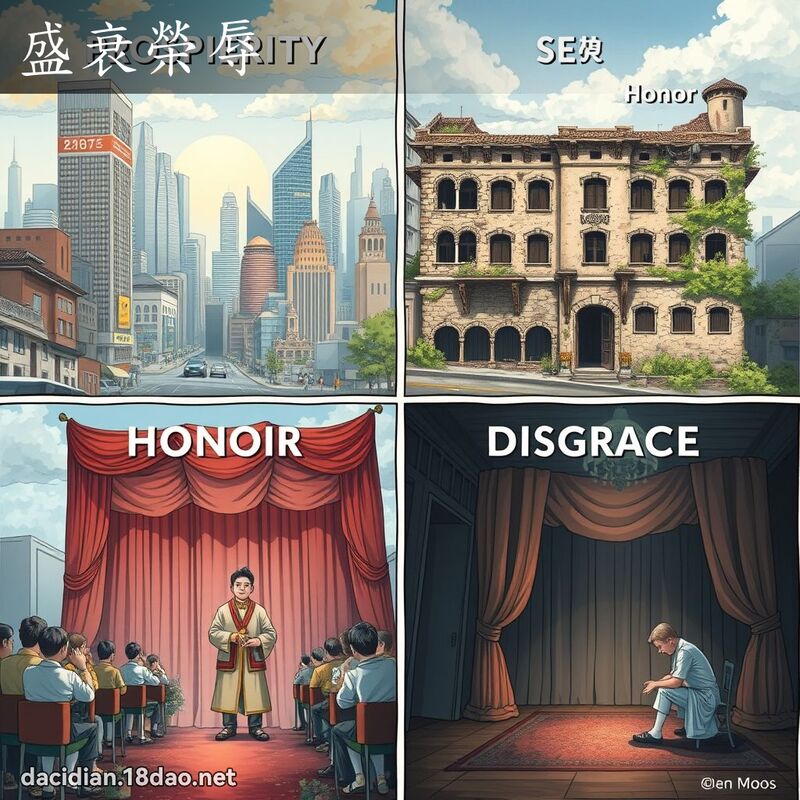 盛衰榮辱 - 國語大辭典配圖