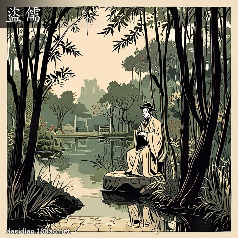盜儒 - 國語大辭典配圖