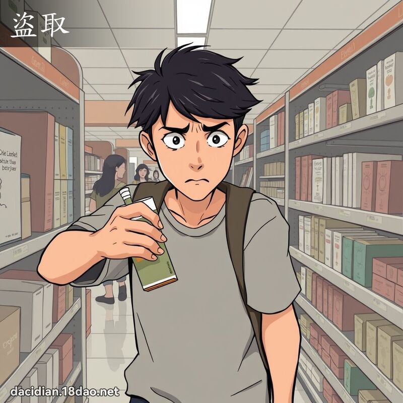 盗取 - 国语大辞典配图