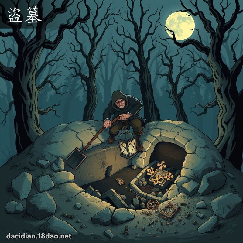 盗墓 - 国语大辞典配图