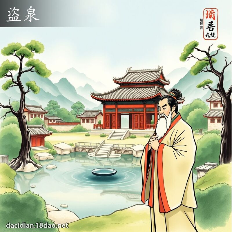 盜泉 - 國語大辭典配圖