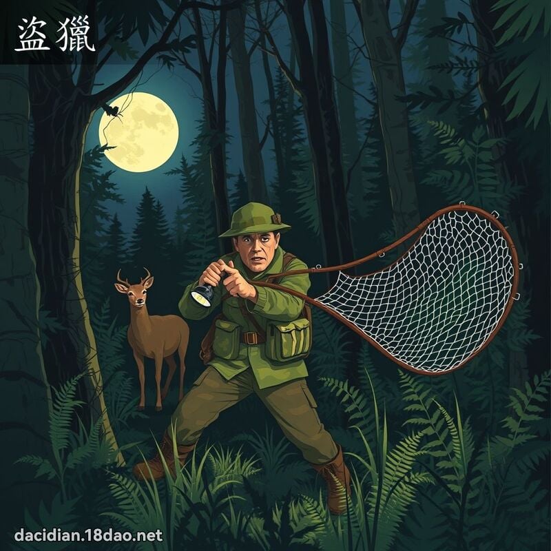 盗猎 - 国语大辞典配图