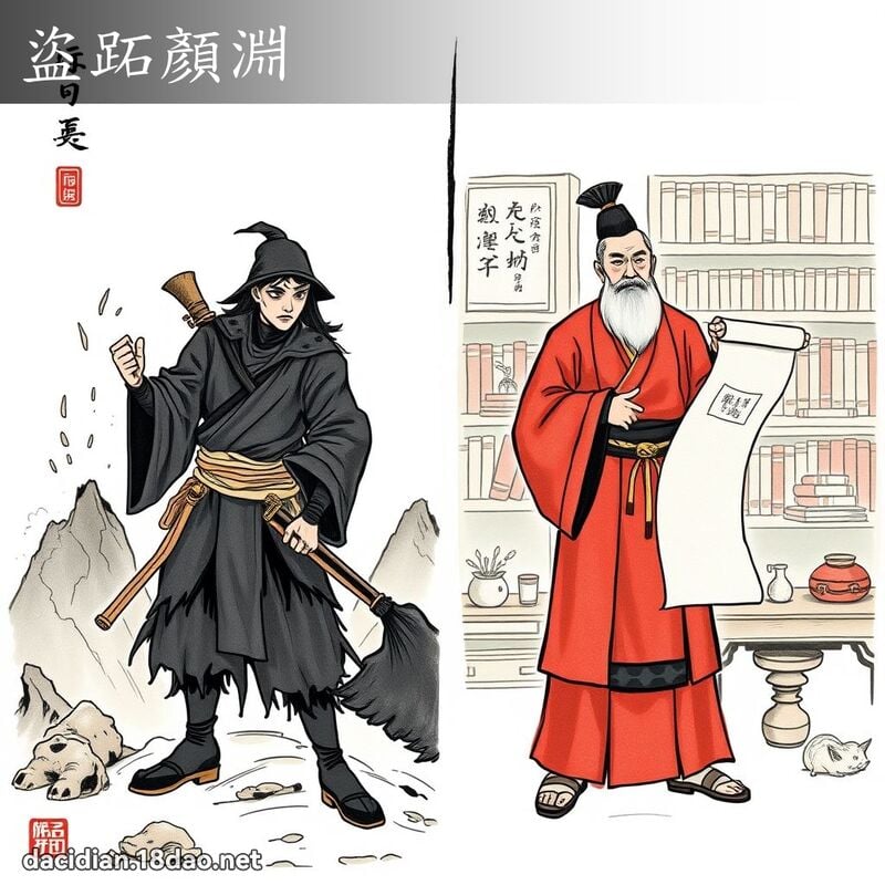 盜跖顏淵 - 國語大辭典配圖