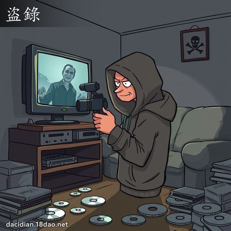 盜錄 - 國語大辭典配圖