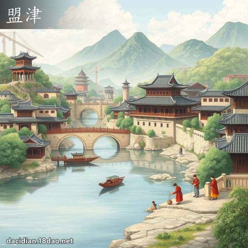 盟津 - 国语大辞典配图