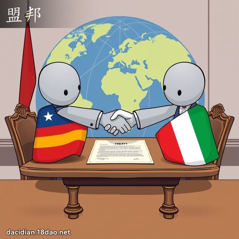 盟邦 - 国语大辞典配图