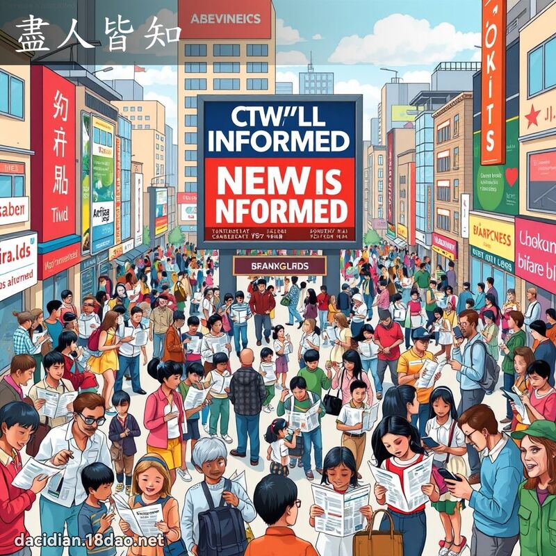 盡人皆知 - 國語大辭典配圖