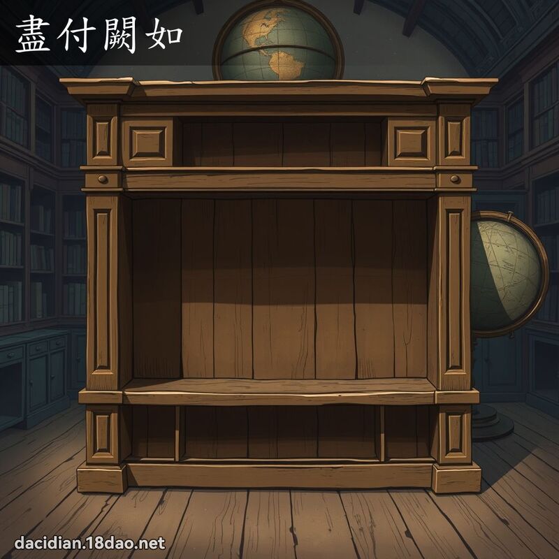 盡付闕如 - 國語大辭典配圖