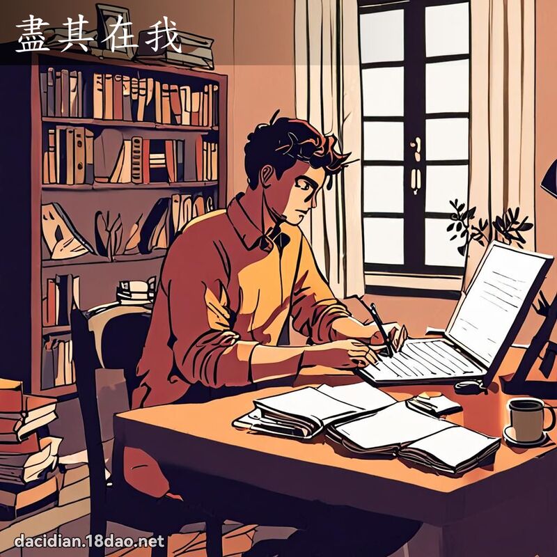盡其在我 - 國語大辭典配圖