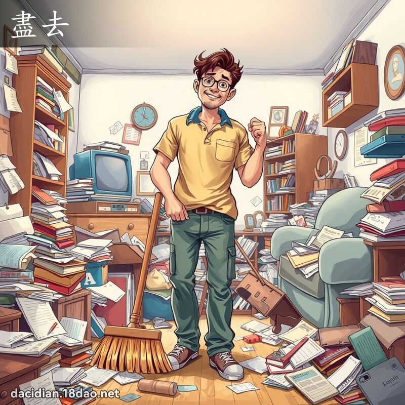 尽去 - 国语大辞典配图