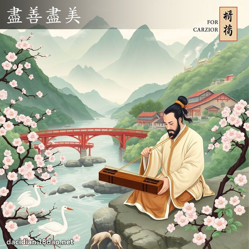 尽善尽美 - 国语大辞典配图