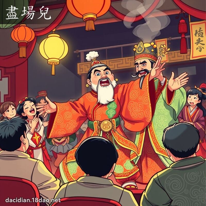 盡場兒 - 國語大辭典配圖