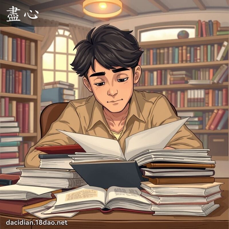 盡心 - 國語大辭典配圖