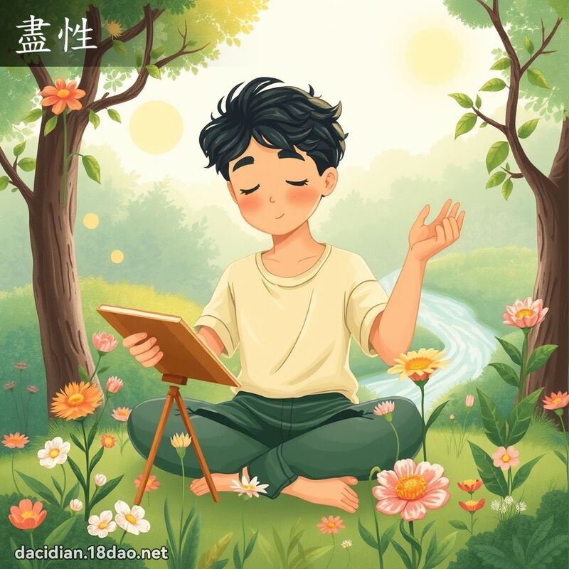 尽性 - 国语大辞典配图
