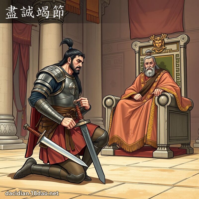 盡誠竭節 - 國語大辭典配圖